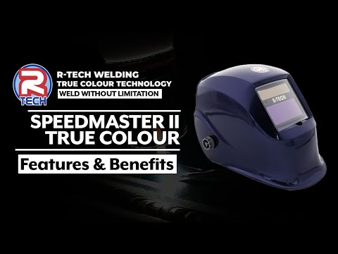 R-Tech Speed Master II True Colour Welding Mask 2023  - Features & benefits