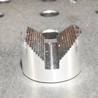 MAC - Ribbed Aluminium V Block 90D - Made In Britain