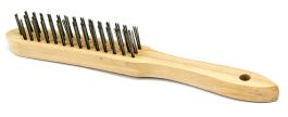 3 row wire hand brush