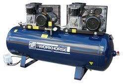 Air Compressor Fiac Workhorse 2x4HP 250L 35.4CFM 240V