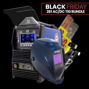 R-Tech 261 TFT Digital AC/DC TIG Welder Bundle