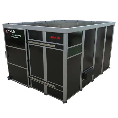 4m x 3m Class 4 Laser Enclosure c/w 1.3m Sliding Door
