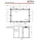 3m x 2m Class 4 Laser Enclosure c/w 1.2m Hinge Door