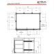 3m x 2m Class 4 Laser Enclosure c/w 1.3m Sliding Door