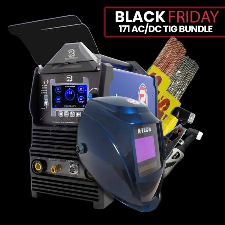 R-Tech 171 TFT Digital AC/DC TIG Welder Bundle