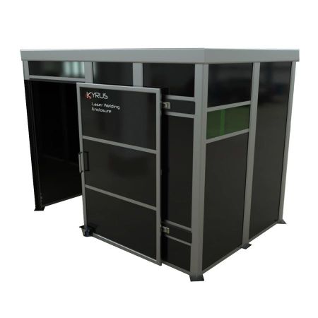 3m x 3m Class 4 Laser Enclosure c/w 1.3m Sliding Door