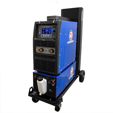 R-Tech 401 TFT Digital AC/DC TIG Welder 415v With Water Cooler, Trolley Mounted - Shop Soiled