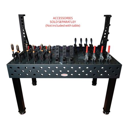 Yahanda D28 3D Welding Table With Standard Support Legs 2400x1200x200mm