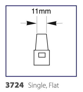 Tecna 3724 Flat Electrode (Single)
