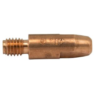 MB25 Aluminium Contact Tip 1.0mm (Thread 6mm)