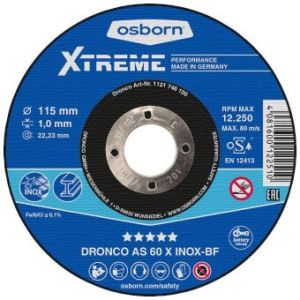 4.5 Inch High Performance Dronco INOX Metal Cutting Disc