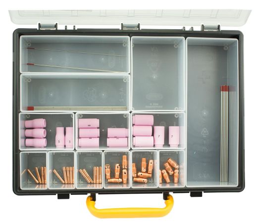 61 piece DC TIG Welding Consumable Kit WP9-20 - Low amps