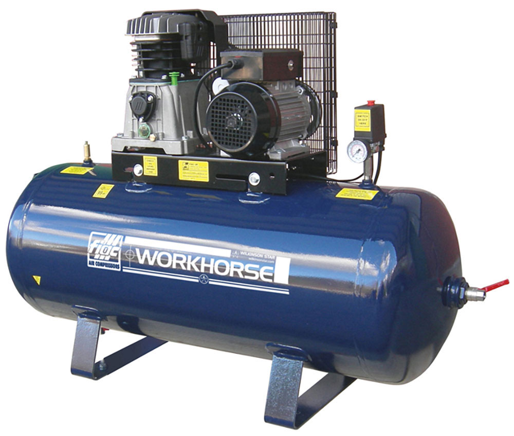 Air Compressor Fiac Workhorse 4HP 200L 17.7CFM 240V 616320510435 eBay