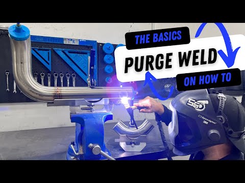 How to purge weld stainless