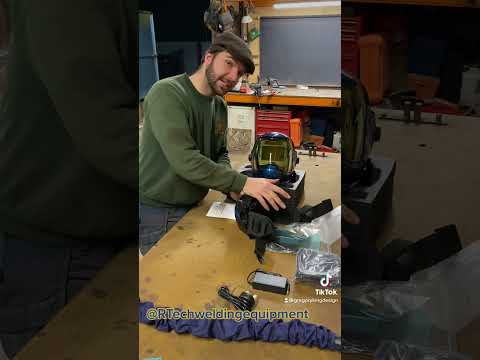 Unboxing and test of the R-Tech Spiritus Air fed welding mask