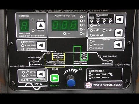 R-Tech Digital Tig Welder AC/DC 210 AMP  Review  Part One
