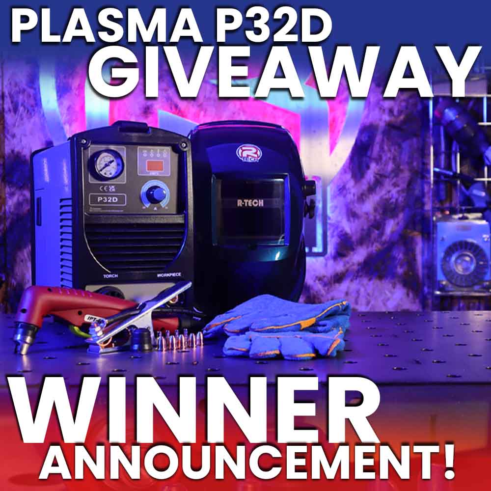 P32D Plasma Cutter Giveaway WInner