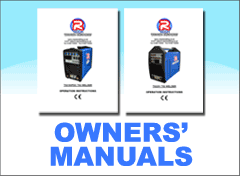 Owners Manuals for R-Tech MIG, TIG and ARC Welders and Plasma Cutters